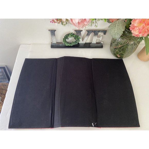 Vintage Miche Classic Clutch Purse Shell Red Ella Animal Print Veg Leather NWOT - Picture 9 of 16